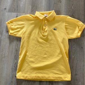 Men’s yellow Lacoste Polo